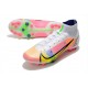 Nike Superfly 8 Elite AG Mid Pink Green Grey Football Boots