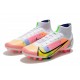 Nike Superfly 8 Elite AG Mid Pink Green Grey Football Boots