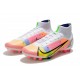 Nike Superfly 8 Elite AG Mid Pink Green Grey Football Boots