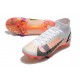 Nike Superfly 8 Elite FG Mid White Black Orange Football Boots