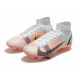 Nike Superfly 8 Elite FG Mid White Black Orange Football Boots