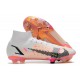 Nike Superfly 8 Elite FG Mid White Black Orange Football Boots