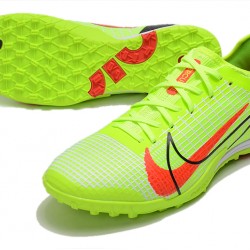 Nike Zoom Vapor 14 Pro TF Low Green Black Red Football Boots