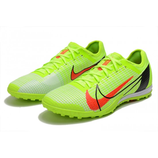Nike Zoom Vapor 14 Pro TF Low Green Black Red Football Boots