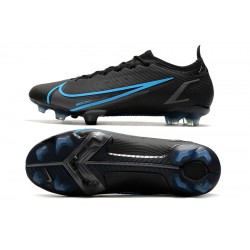 Nike Mercurial Vapor 8 Elite FG Low Black Blue Men Football Boots