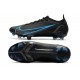 Nike Mercurial Vapor 8 Elite FG Low Black Blue Men Football Boots