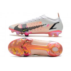 Nike Phantom GT2 Elite DF FG Low White Black Orange Football Boots