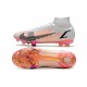 Nike Superfly 8 Elite FG Mid White Black Orange Football Boots